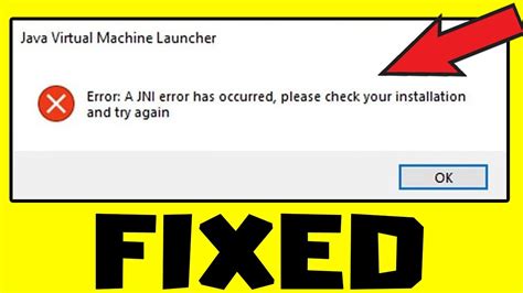 Java Virtual Machine Launcher Fatal Exception Error Minecraft に対する画像結果