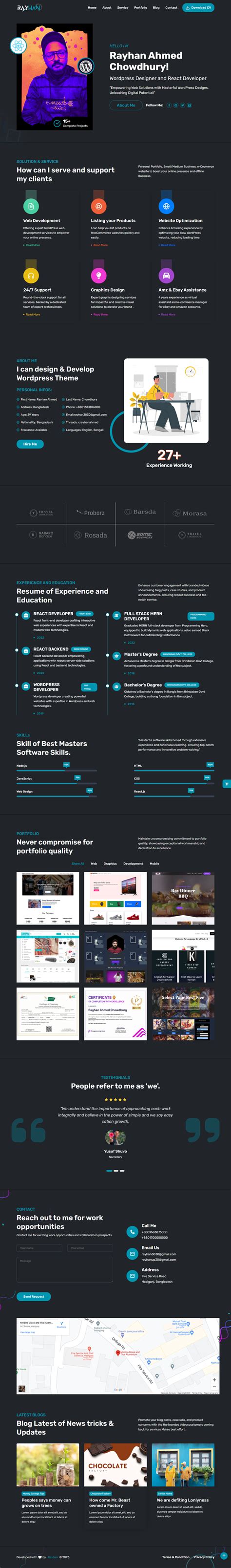 Image result for Portfolio Websites Using HTML CSS and JavaScript Effects