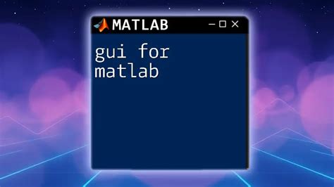 Image result for Simple MATLAB GUI