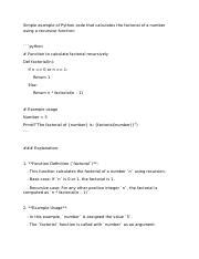 Image result for Example of Recursive Function in Python