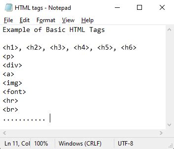 Image result for HTML Coding Examples
