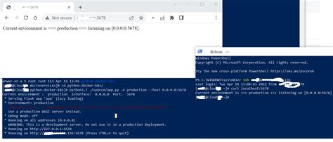 Toradh íomhá ar Mini Net with Python Docker