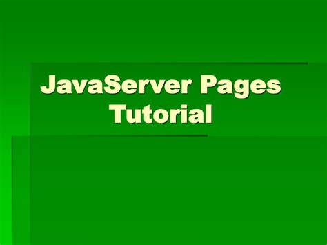 +JavaServer Tutorial に対する画像結果