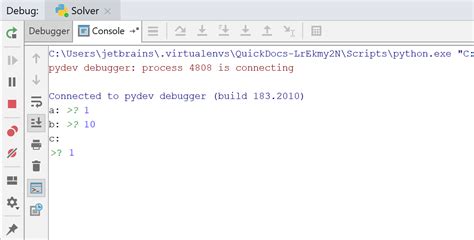 Afbeeldingsresultaten voor Debugging in Python PyCharm