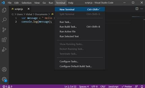 Image result for visual code run javascript
