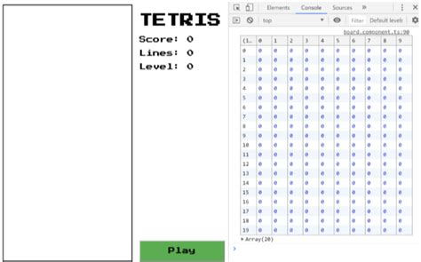 Image result for JavaScript Tetris Code
