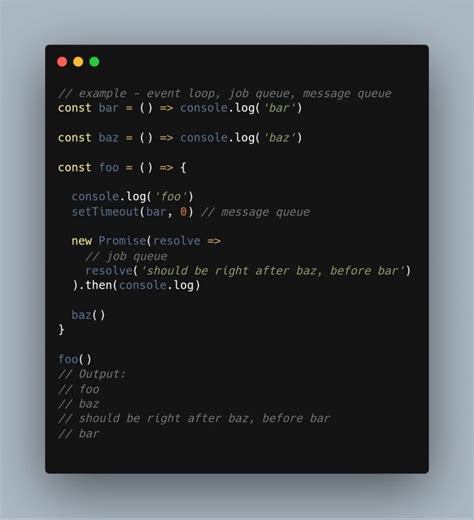 Toradh íomhá ar Message Queue in JavaScript