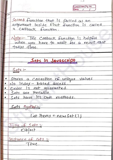Handwritten JavaScript Notes に対する画像結果