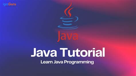 Toradh íomhá ar Java Programming Language Full Course