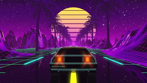 Afbeeldingsresultaten voor Synthwave Car