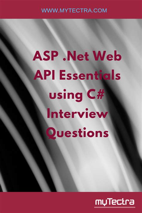 نتيجة الصورة لـ API Development in .Net Interview