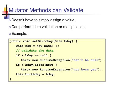 Bildergebnis für Mutator Method Example Python