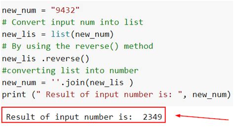 Image result for How To Reverse A Number In Python