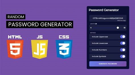 Image result for Password Generator JavaScript with Source Code