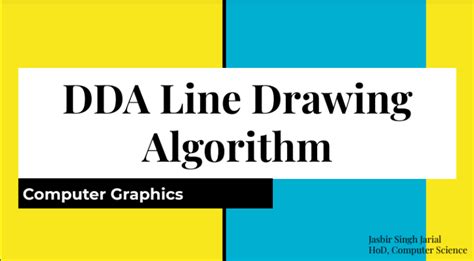 Toradh íomhá ar Line Drawing Algorithm in Computer Graphics