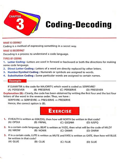 Image result for Coding Decoding Tutorial