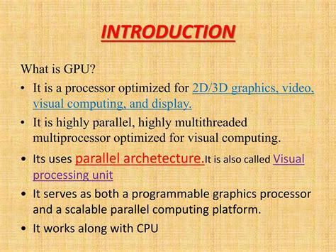 Image result for Graphics Processing Unit Tutorial