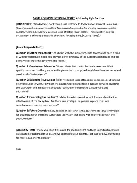 Image result for Interview Script Examples