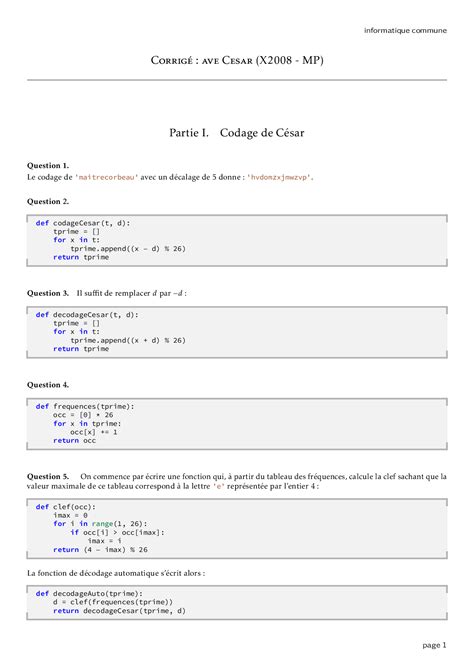 Afbeeldingsresultaten voor Codage Cesar Python