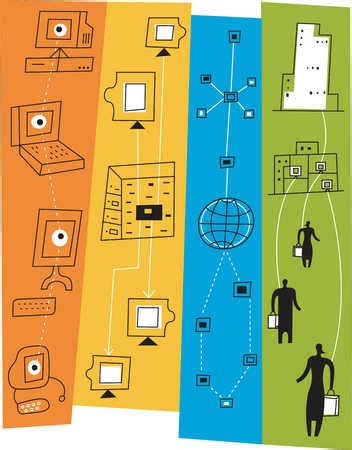 Toradh íomhá ar Computer Network Connection