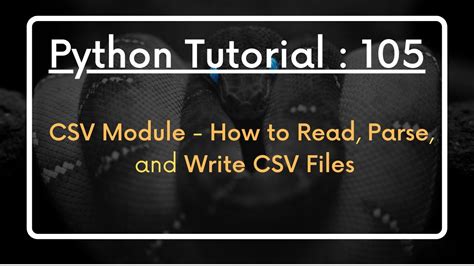 Image result for How to Install CSV Module in Python