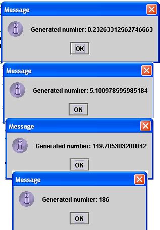 Generate Random Numbers Java に対する画像結果
