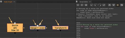 Nuke Python Tutorial に対する画像結果
