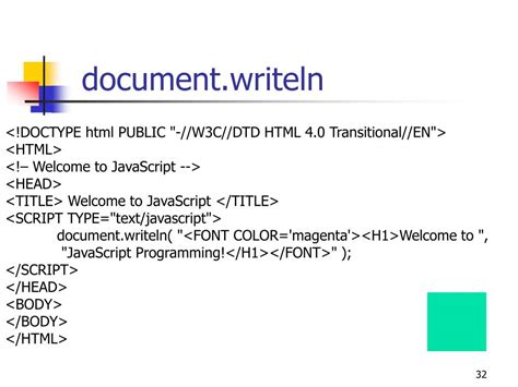 Image result for Making a Statement in JavaScript Using Document.write