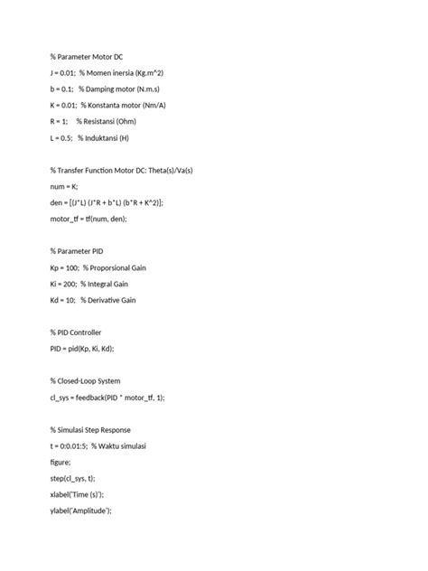 Contoh Script Coding MATLAB に対する画像結果