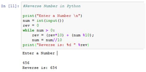 Image result for How To Reverse A Number In Python