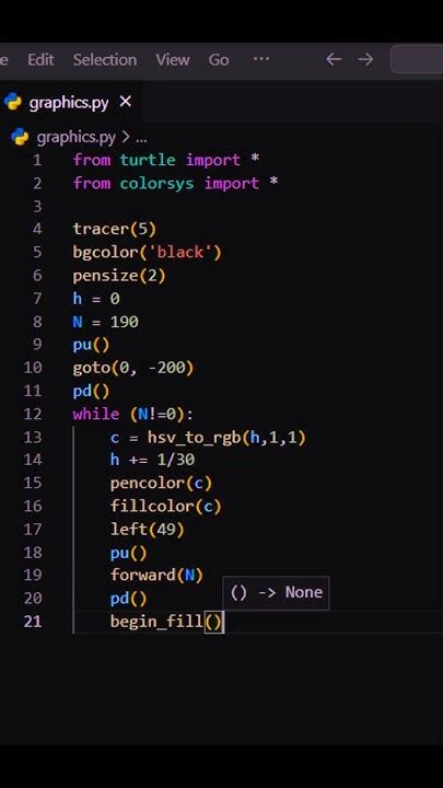Graphics Animation Using Python에 대한 이미지 결과