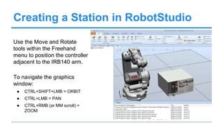 نتيجة الصورة لـ How to Write a Program Using RobotStudio