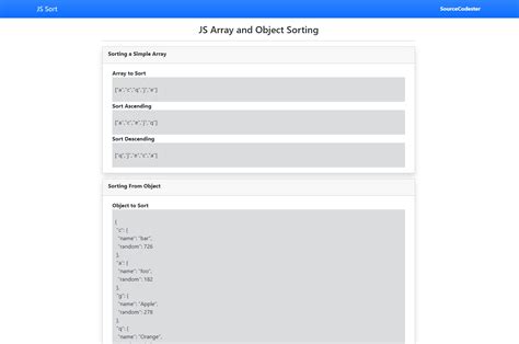 Image result for Sort Array JavaScript