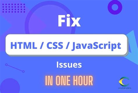 Image result for Fix HTML CSS JavaScript