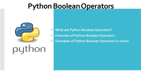 Image result for Boolean Tutorial Python