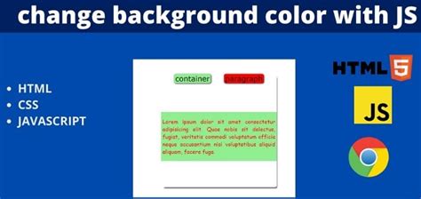 Image result for JavaScript Change Background Color