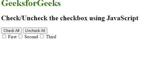Image result for Using JavaScript to Check in a Checkbox Is Visible