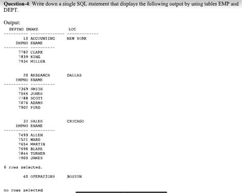 Image result for Oracle SQL Query