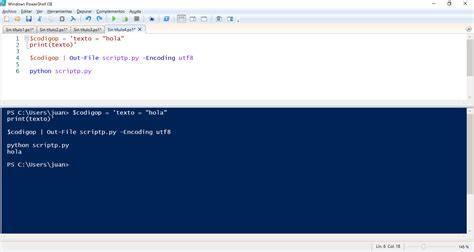 Crear Script Con Notepad Python ਲਈ ਪ੍ਰਤੀਬਿੰਬ ਨਤੀਜਾ