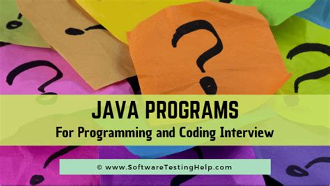 Afbeeldingsresultaten voor Java Programming Interview Question