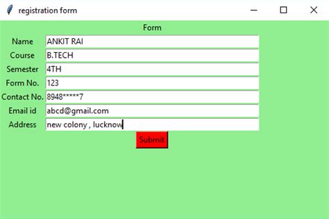 Image result for Creat Form Using Python