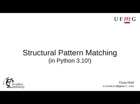 Image result for Structural Pattern Matching in Python