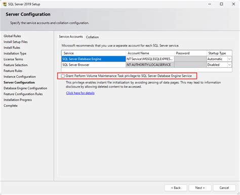 Toradh íomhá ar SQL Server Express Install