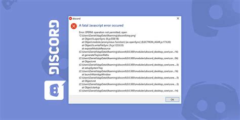 Afbeeldingsresultaten voor Fatal JavaScript Error Discord