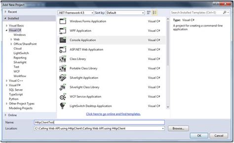 Call Web API Using HttpClient に対する画像結果