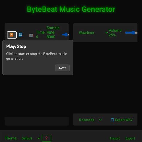 Image result for JavaScript Bytebeats