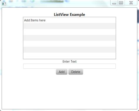 Image result for +JavaFX List View Example