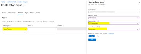 Azure Function Alert に対する画像結果
