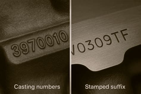 Chevy Small Block Suffix Letters に対する画像結果
