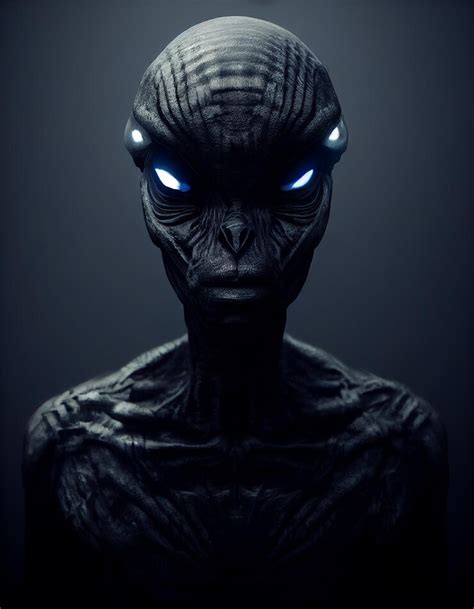 Premium Photo | Spooky demonic reptilian alien scifi horror movie ...